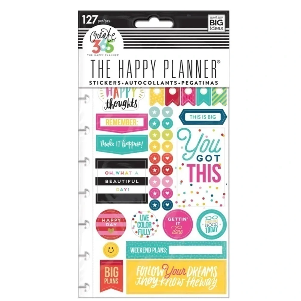 NEW The Happy Planner Stickers - Happy Brights